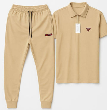 Mens polo plain tracksuit