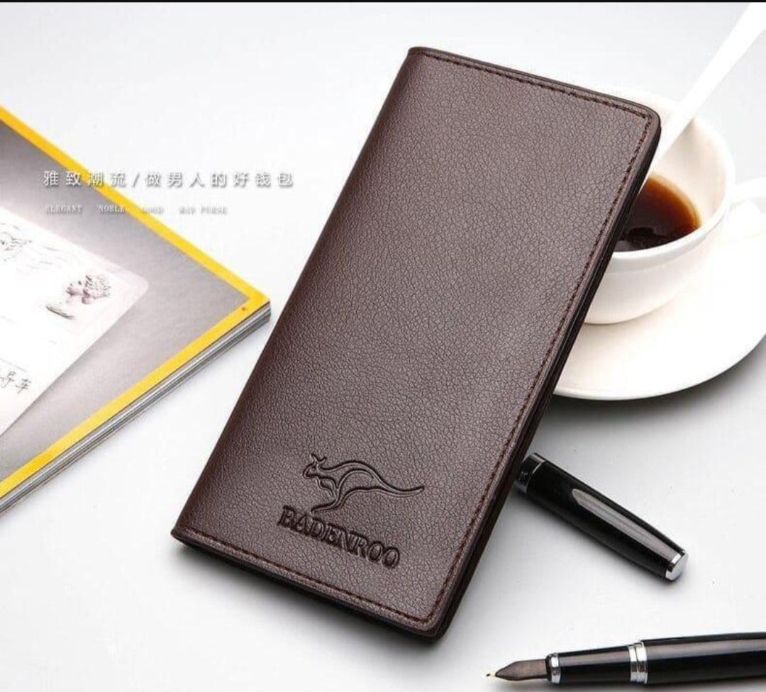 Mens leather Bi foldable wallet