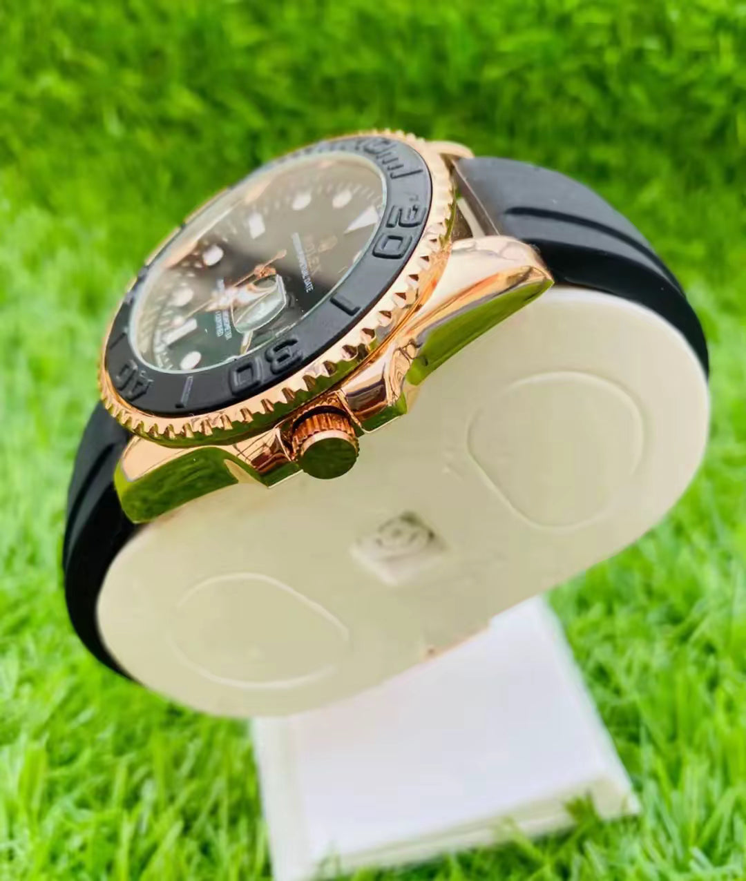 Rolex rotating dial watch