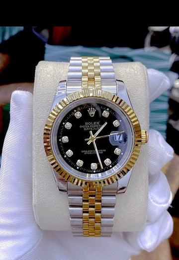 Mens Rolex stainless steel watch